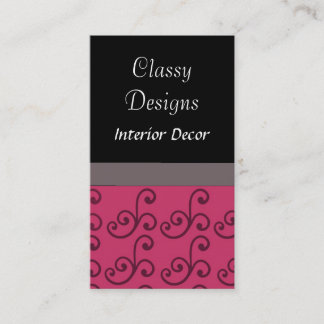 Cartão De Visita Designs Elegantes