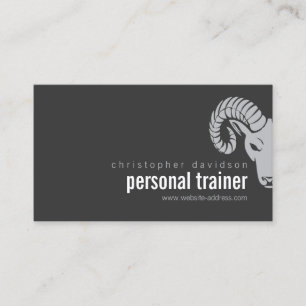 Cartão de visita deslocado das ram cabeça corajosa