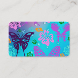 Cartão De Visita Destino roxo do negócio do escritório de Digitas