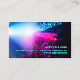 Cartão De Visita Detalhador de Lavagem de Carros