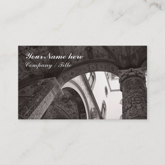 Cartão De Visita Detalhe do pátio (Frente)