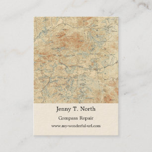 Cartão De Visita Detalhes da área de canoa do santo Regis nos Adiro