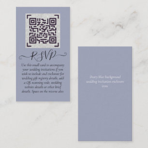 Cartão De Visita Detalhes de Casamento de Hotel RSVP RSVP de Código