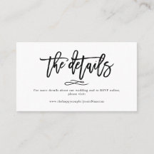 Detalhes de Casamento em Chic+Modern Brush Script