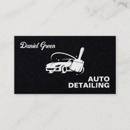 Cartão De Visita Detalhes do Carro Personalizado QR Premium