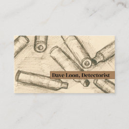 Cartão De Visita Detecção de metais - Arte de Cascata de Balão Reli