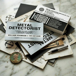 CARTÃO DE VISITA (DETECÇÃO DE METAL PRO, DETECTORISTA) DETECÇÃO DE