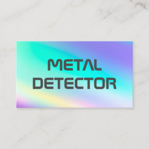 Cartão De Visita Detector de metal