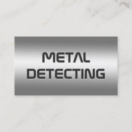 Cartão De Visita Detector de metal