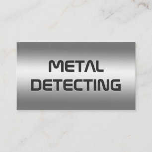 Cartão De Visita Detector de metal