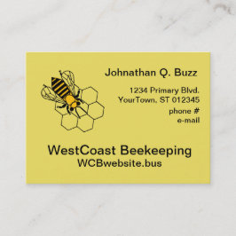 Cartão de visita - Detentor de Abelhas