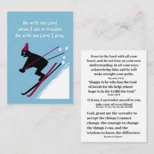 Cartão De Visita Deus, nossa ajuda em tempos difíceis