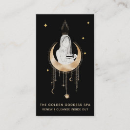 Cartão De Visita *~* Deusa Mística Moon Water Urn Stars Mão