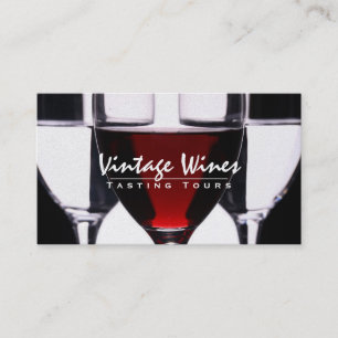 Cartão De Visita Di Vino Vintage