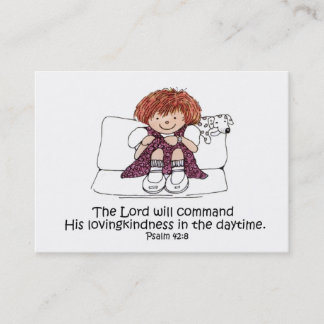 Cartão De Visita Dia e chamada carnudos