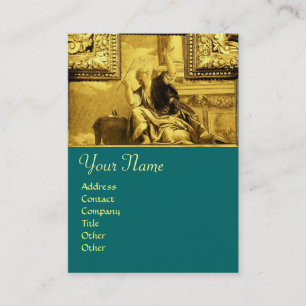 Cartão De Visita DIALÉTICA, amarelo-ouro