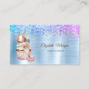 Cartão De Visita Diamantes, Cupcake, Doces, Ferramenta de Padaria A