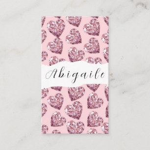 Cartão De Visita Diamantes de Vintagem Sem Costura de Vetor de Cour