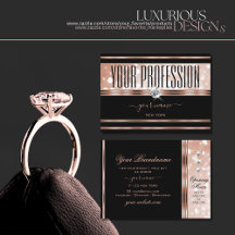 Diamantes Luminosos Dourados, Rosa, de luxo negro