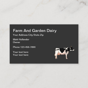 Cartão De Visita Diário de Fazenda e Jardim