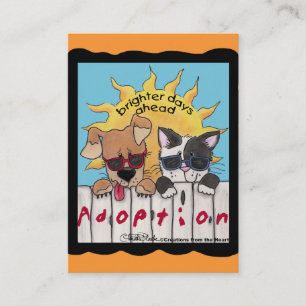 Cartão De Visita Dias mais brilhantes adiante