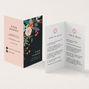 Cartão De Visita Dicas e truques do distribuidor do produto Boho Fl