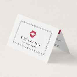 Cartão De Visita Dicas e truques do distribuidor do produto Kiss Br