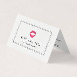 Cartão De Visita Dicas e truques do distribuidor do produto Kiss Br