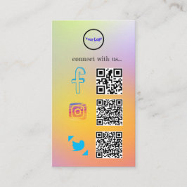 Cartão de visita digital distinto