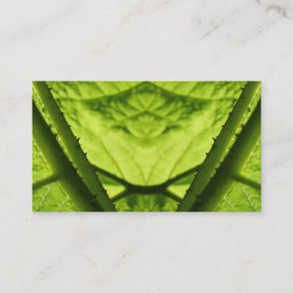 Cartão De Visita Digitas frondosas verdes art.