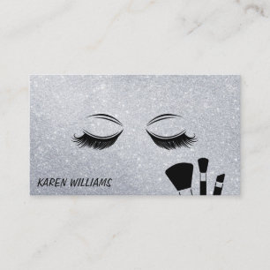 Cartão De Visita Diminuição Da Lash Ocular  Pincéis de maquiagem