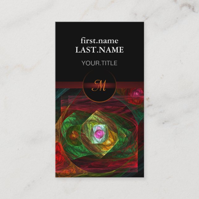 Cartão De Visita Dinâmica Legal Elegante Moderna Profissional (Frente)