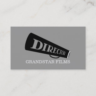 Cartão De Visita Diretor Clapperboard Filme Filmes Produtor