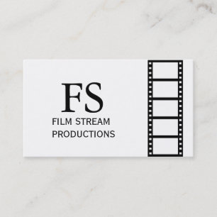 Cartão De Visita Diretor de Cinema Moderno Produtor de Filmes