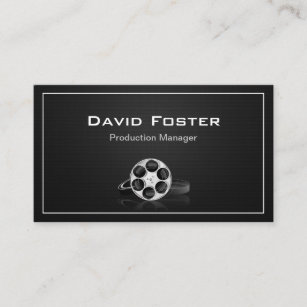 Cartão De Visita Diretor de produção de filmes Cutter produtor