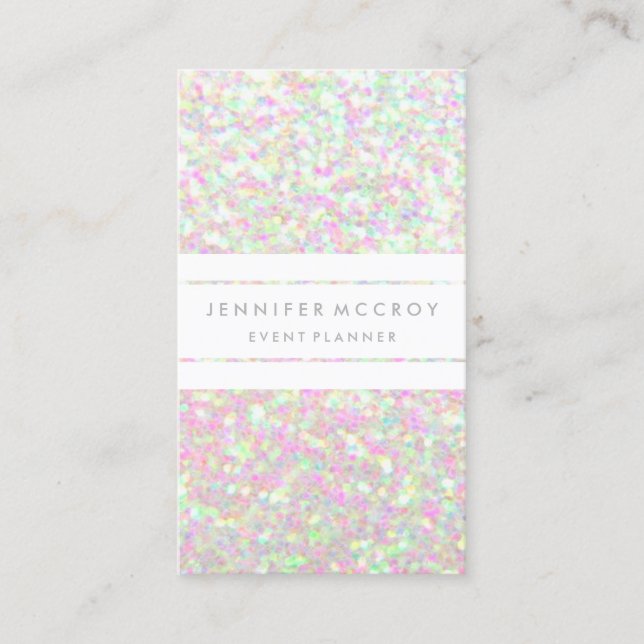 cartão de visita - Disco Iridescente (Frente)