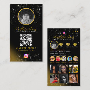 Cartão De Visita Disparos de Mídia Social de Alimentação de Fotos d