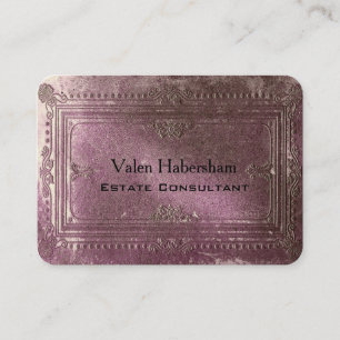 Cartão De Visita Distinção redonda de Peiffer Cleve