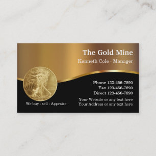 Cartão De Visita Distribuição de Vendas de Ouro Classy
