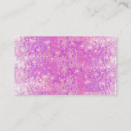 Cartão De Visita Divertido Sequências Rosa Quente e Roxo-Esponjadei