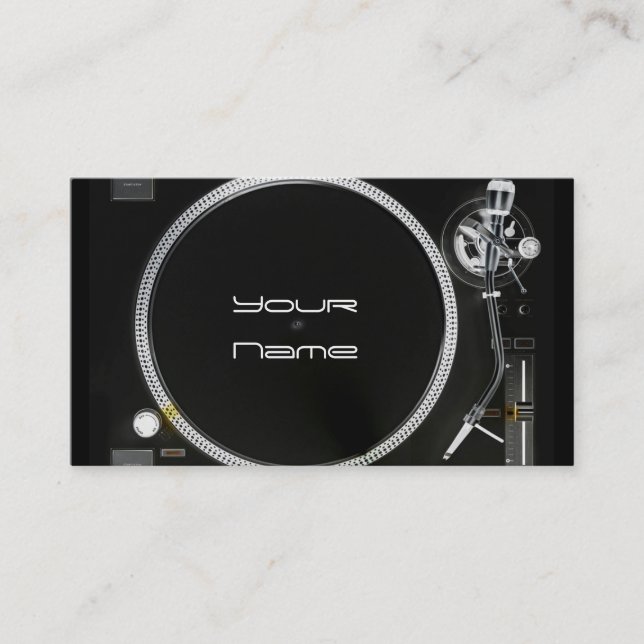 Cartão de visita DJ (Frente)