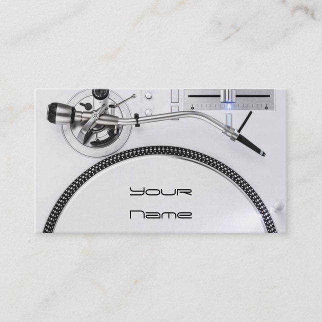 Cartão de visita DJ (Frente)