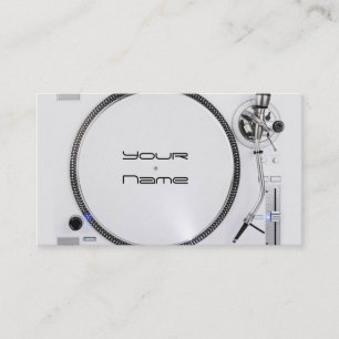 Cartão de visita DJ