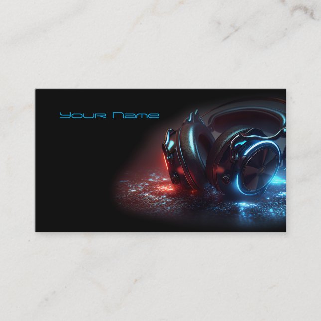 Cartão de visita DJ (Frente)