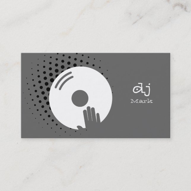 Cartão De Visita DJ Business CARDS (Frente)