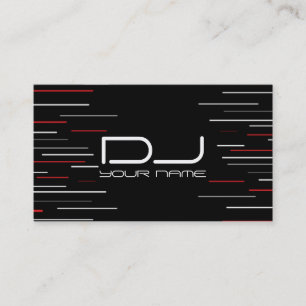 Cartão de visita DJ exclusivo
