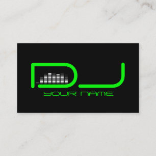 Cartão de visita DJ exclusivo