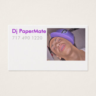 Cartão de visita Dj PaperMate