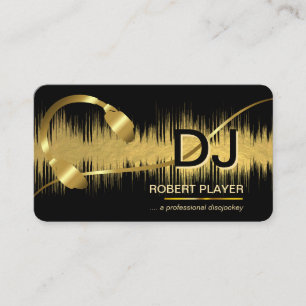 Cartão De Visita DJs Deejay Professional Music Head Banda