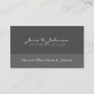 Cartão de visita do advogado - costume
